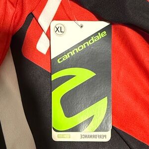Cannondale Red and Black Performance Jersey